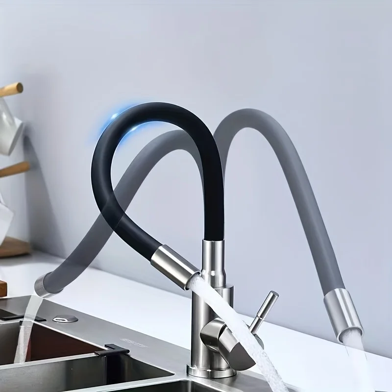 Flexible Hose Braided - Flexibele kraanslangverlenger met draaibare connector -