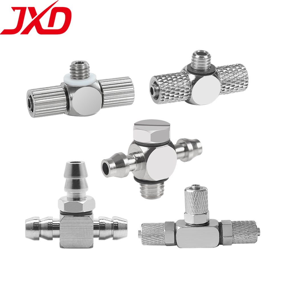 Compression Fitting Brass - JXD messing luchtfittingverbinding M/MS-ATHU-serie roestvrijstalen pneumatische