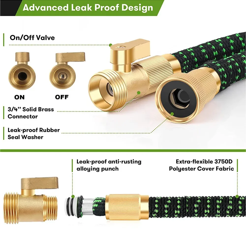 25/50/75/100FT zware, uitbreid - Flexible Hose Braided recensie en prijs