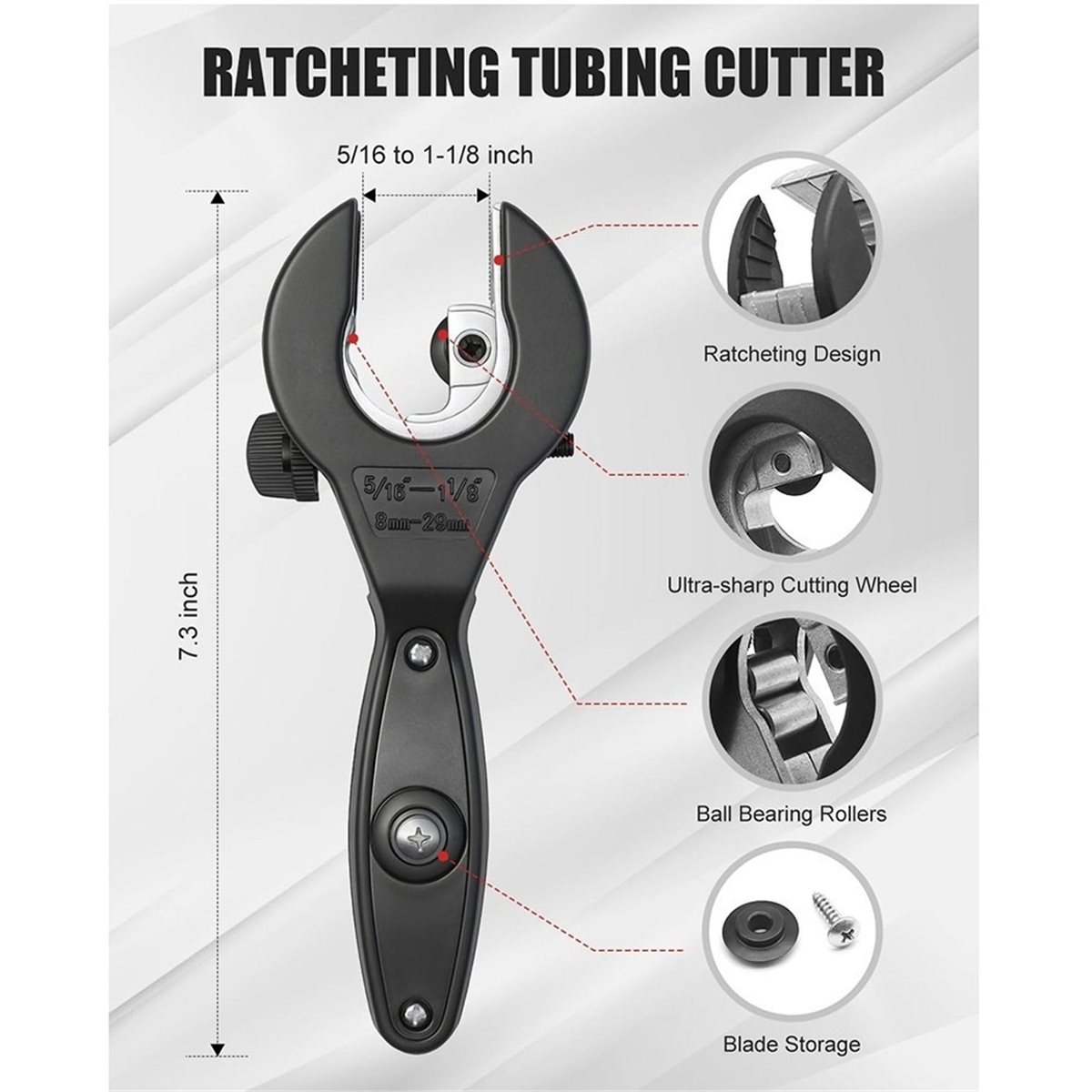 Ratelsysteem pijpsnijder geree - Pipe Cutter Ratchet recensie en prijs