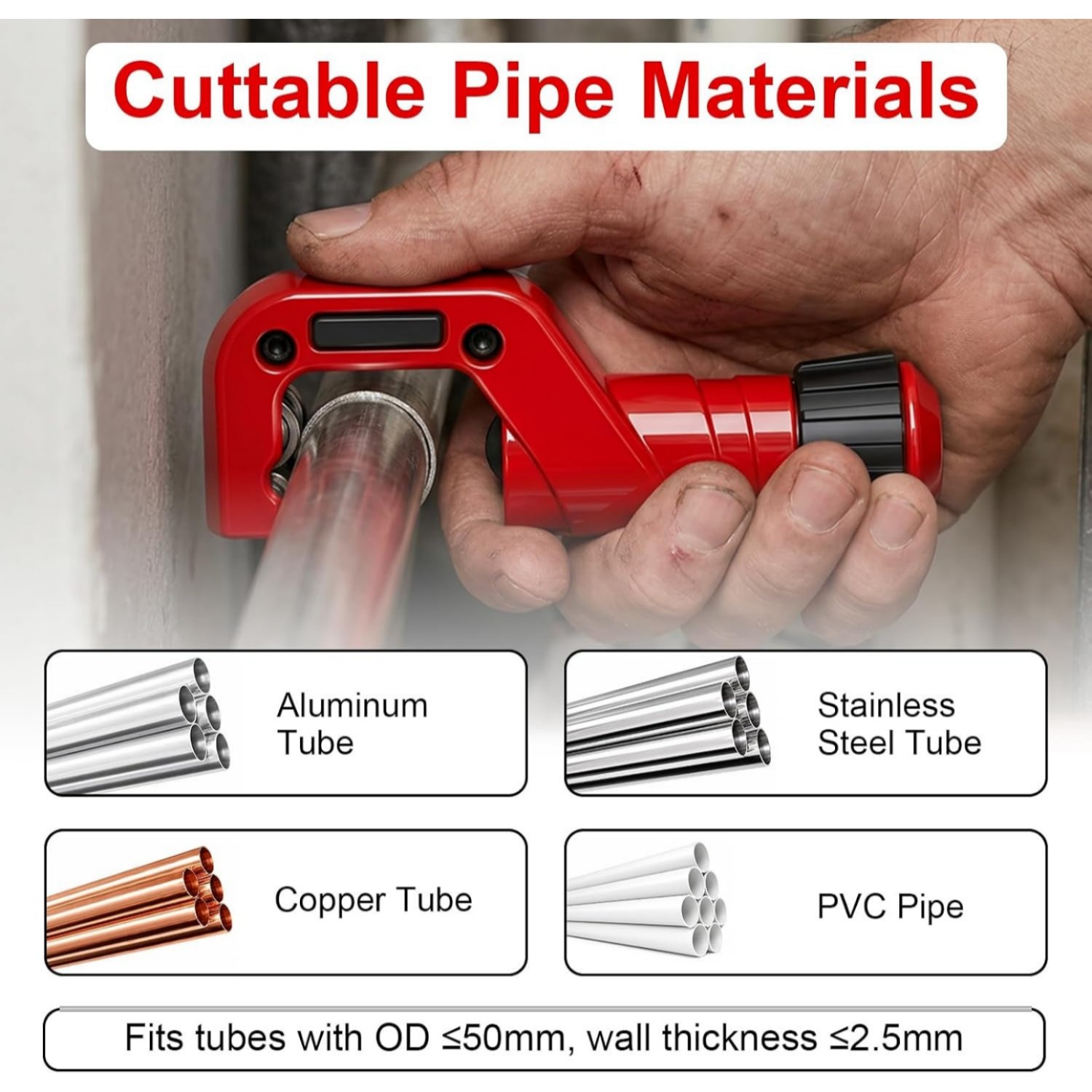 Zware kwaliteit 4-delige pijps - Pipe Cutter Ratchet recensie en prijs